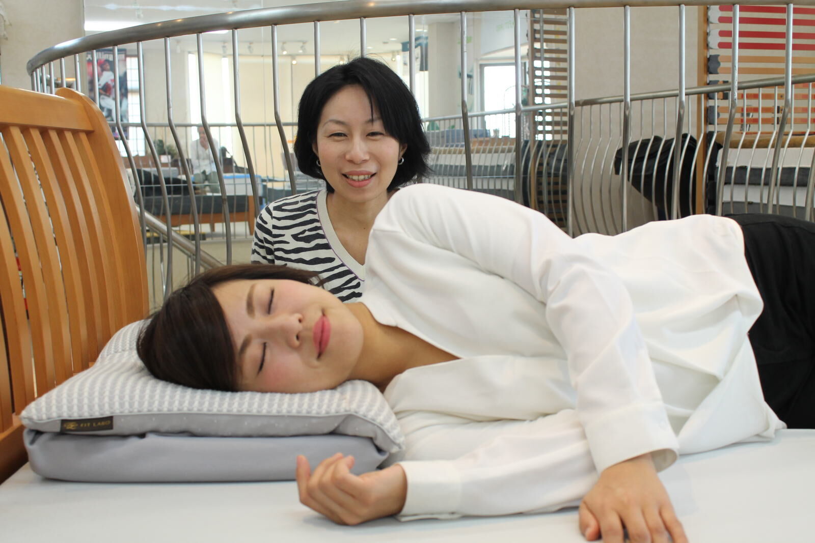 マットレス接客